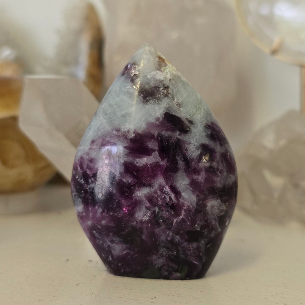 Lepidolite with Mica Flame