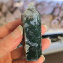 Load image into Gallery viewer, Moss Agate Tower
