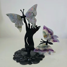 Load image into Gallery viewer, Playful Cat - 2 Butterflies
