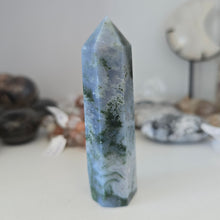 Load image into Gallery viewer, Moss Agate Tower

