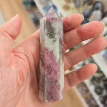 Load image into Gallery viewer, Pink Tourmaline Quartz Tower
