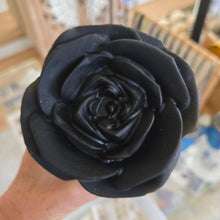Load image into Gallery viewer, Black Obsidian Rose - Spinning Stand
