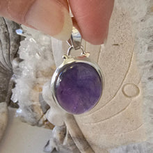 Load image into Gallery viewer, Amethyst Sterling Silver Pendant

