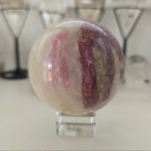 Load image into Gallery viewer, Pink Tourmaline Sphere
