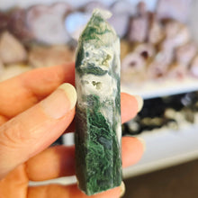 Load image into Gallery viewer, Moss Agate Tower
