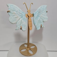 Load image into Gallery viewer, Blue Aragonite Butterfly Wings
