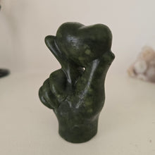 Load image into Gallery viewer, Jade Hand Heart
