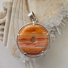 Load image into Gallery viewer, Carnelian Sterling Silver Pendant
