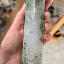 Load image into Gallery viewer, Moss Agate Tower
