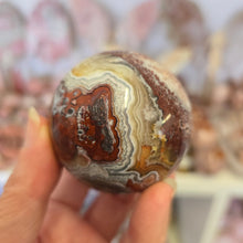 Load image into Gallery viewer, Mexican Crazy Lace Agate Sphere
