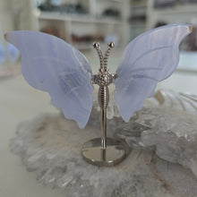 Load image into Gallery viewer, Blue Lace Agate Butterfly Wings
