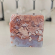 Load image into Gallery viewer, Pink Agate Spinning Cube
