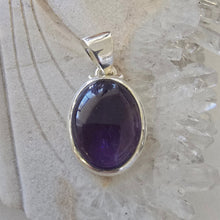 Load image into Gallery viewer, Amethyst Sterling Silver Pendant
