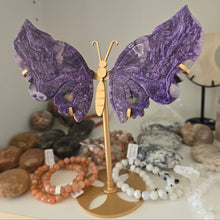 Load image into Gallery viewer, Charoite Wings - Rare
