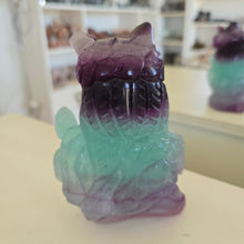 Load image into Gallery viewer, Rainbow Fluorite Owl
