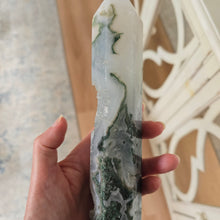 Load image into Gallery viewer, Moss Agate Tower

