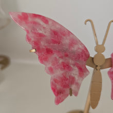 Load image into Gallery viewer, Rhodonite in Quartz Butterfly Wings
