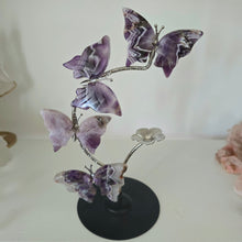 Load image into Gallery viewer, Chevron Amethyst Butterfly Set
