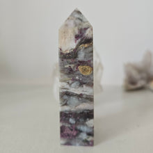 Load image into Gallery viewer, Plum Blossom Tourmaline Tower
