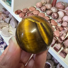 Load image into Gallery viewer, Tiger&#39;s Eye Sphere
