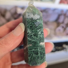 Load image into Gallery viewer, Moss Agate Tower
