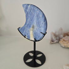 Load image into Gallery viewer, Blue Kyanite Moon on Stand
