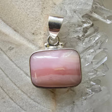 Load image into Gallery viewer, Pink Opal Sterling Silver Pendant
