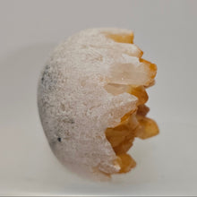 Load image into Gallery viewer, Tangerine Quartz Cluster Stone Skull
