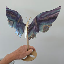 Load image into Gallery viewer, Fluorite Butterfly Wings
