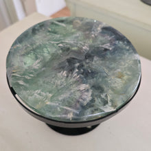 Load image into Gallery viewer, Feather Fluorite Spinning Table
