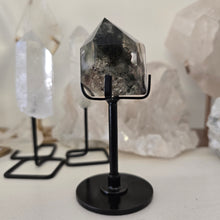 Load image into Gallery viewer, Garden Quartz Points on Stand
