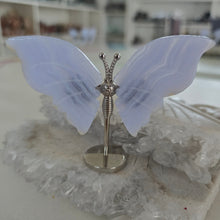 Load image into Gallery viewer, Blue Lace Agate Butterfly Wings
