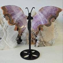 Load image into Gallery viewer, Amethyst Crazy Lace Agate Butterfly Wings

