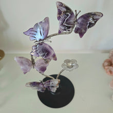 Load image into Gallery viewer, Chevron Amethyst Butterfly Set
