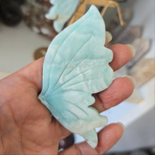 Load image into Gallery viewer, Blue Aragonite Butterfly Wings
