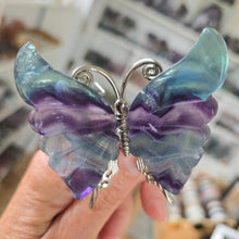 Load image into Gallery viewer, Rainbow Fluorite Butterfly
