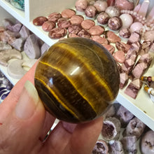 Load image into Gallery viewer, Tiger&#39;s Eye Sphere
