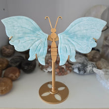 Load image into Gallery viewer, Blue Aragonite Butterfly Wings
