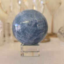 Load image into Gallery viewer, Blue Calcite Sphere
