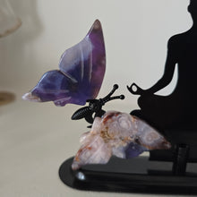 Load image into Gallery viewer, Yoga Lady - 2 Butterflies

