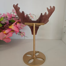 Load image into Gallery viewer, Strawberry Quartz Deer Head with Stand
