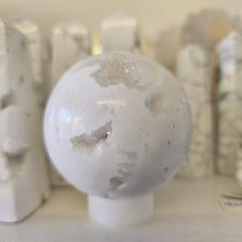 Load image into Gallery viewer, Snow Agate Sphere
