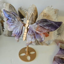 Load image into Gallery viewer, Chevron Amethyst Wings
