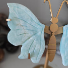 Load image into Gallery viewer, Blue Aragonite Butterfly Wings
