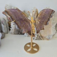 Load image into Gallery viewer, Amethyst Crazy Lace Agate Butterfly Wings
