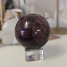 Load image into Gallery viewer, Red Tiger&#39;s Eye Sphere
