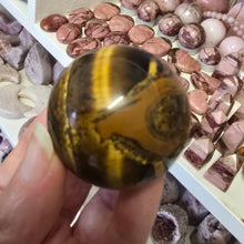 Load image into Gallery viewer, Tiger&#39;s Eye Sphere
