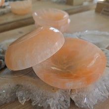 Load image into Gallery viewer, Orange Selenite Bowl
