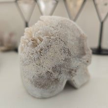 Load image into Gallery viewer, Quartz Cluster Stone Skull
