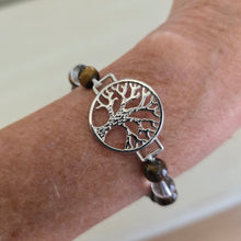 Load image into Gallery viewer, Tiger Eye and Quartz Bracelet
